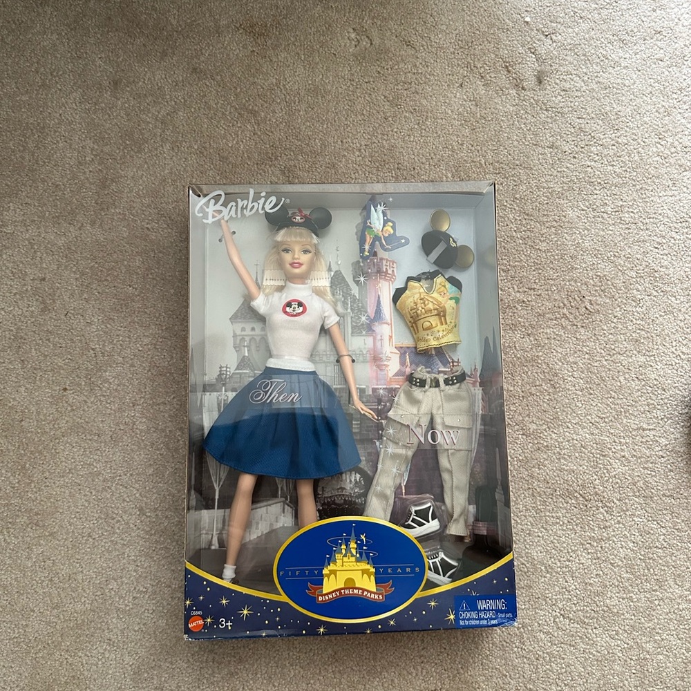 Barbie 50 Years Disneyland Then and Now Doll